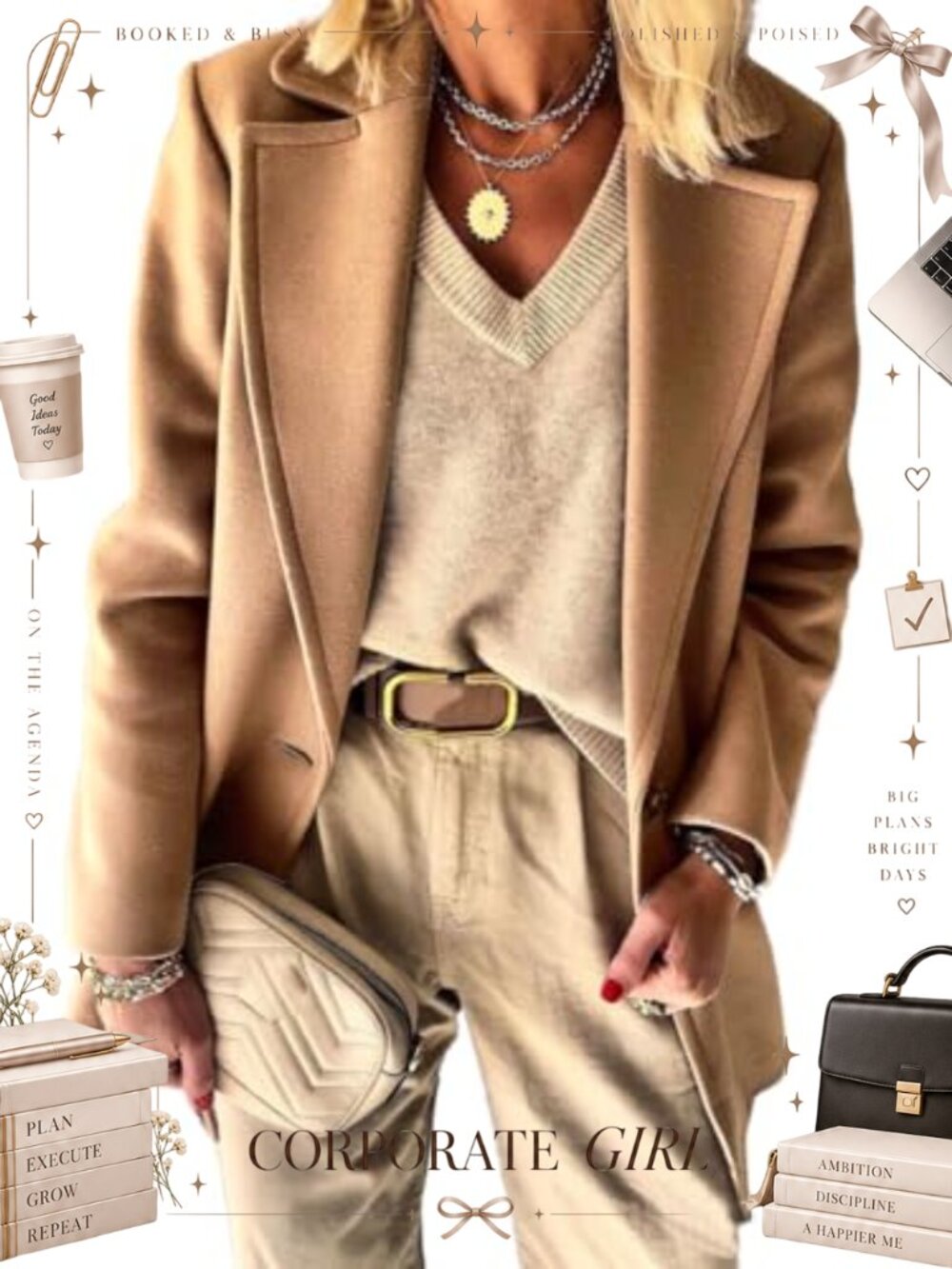 Womens Wool Blend Long Blazer Pea Coat One Button Business Casual Jacket